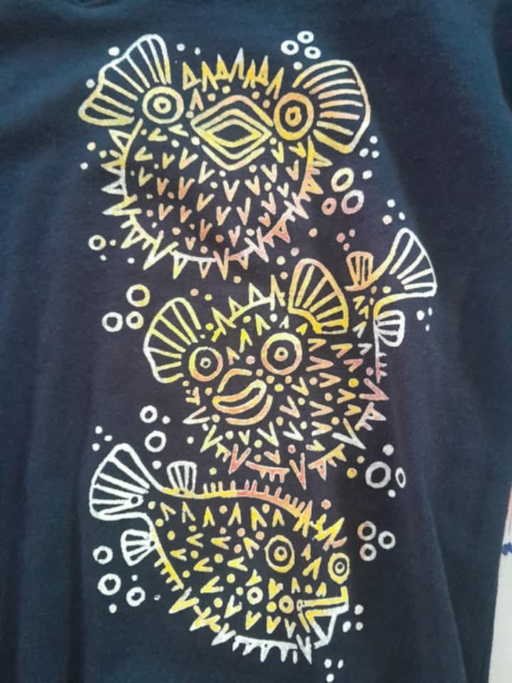 Playera Pez Erizo & Fauna Marina