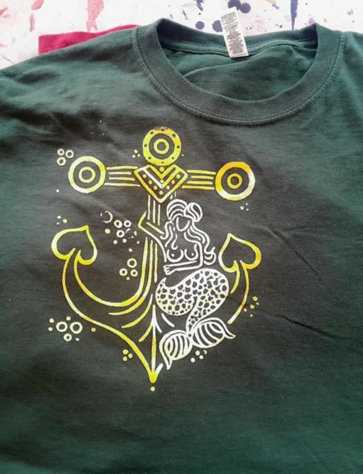 Playera Sirena & Ancla Costera